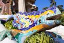 Dragon salamandra of gaudi  in park guell